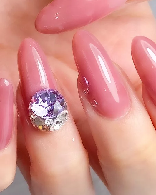 [Nail Extension/10 Sculpted Nails Included] One Color & Gel Coat